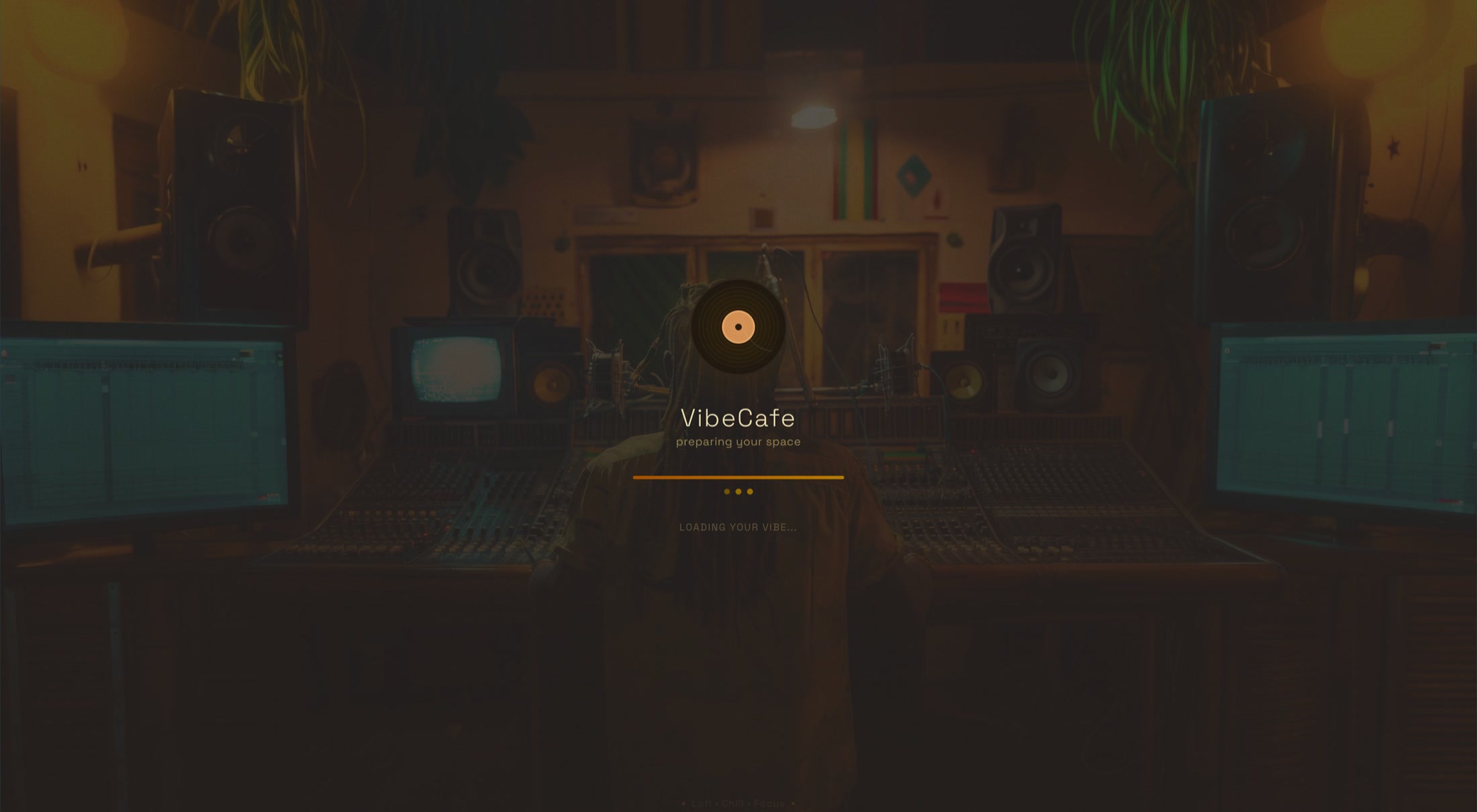 VibeCafe loading screen